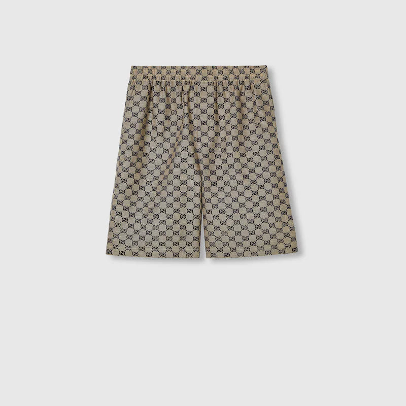 GUCCI GG SUPREME LINEN SHORTS