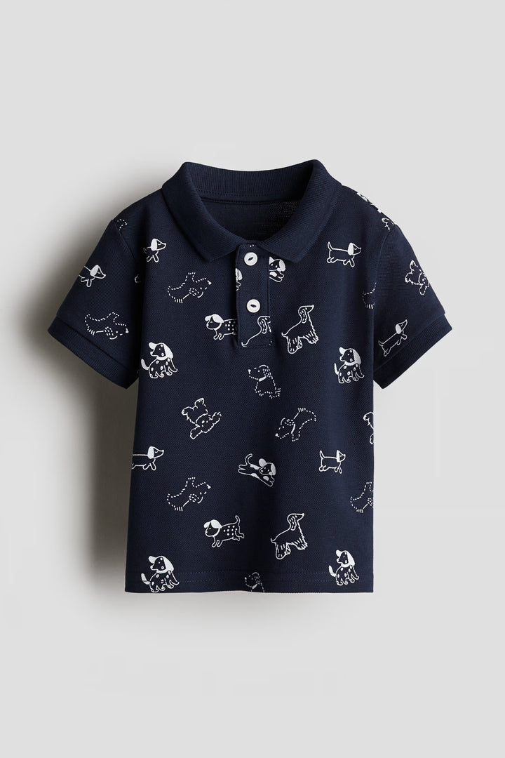 H&M Cotton Piqué Polo Shirt