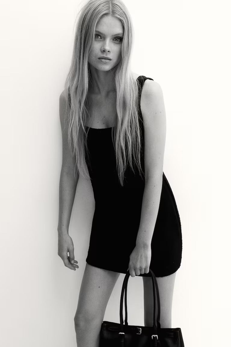 H&M Textured-Weave Dress