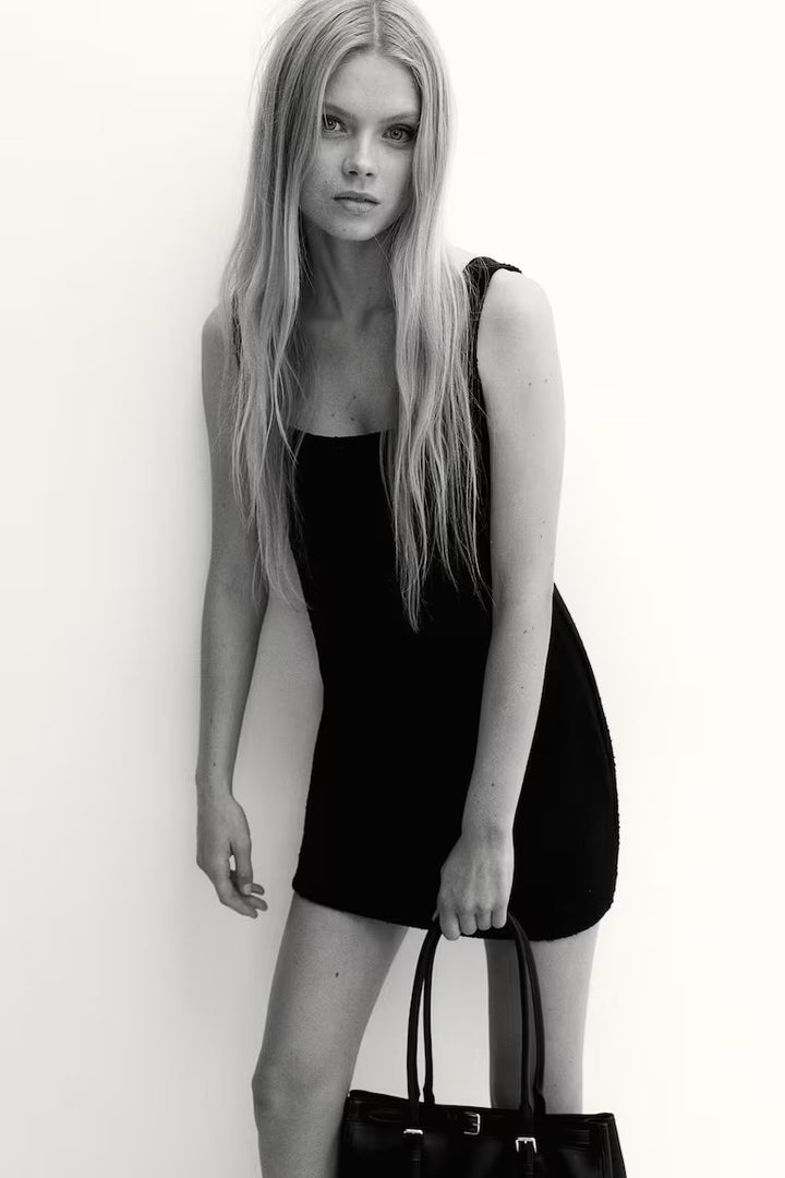 H&M Textured-Weave Dress