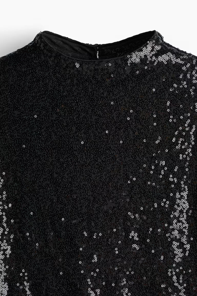 H&M SEQUINED TOP