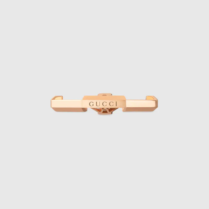 GUCCI LINK TO LOVE 18K DIAMOND RING