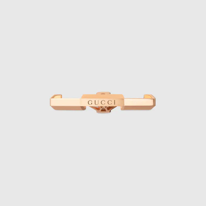 GUCCI LINK TO LOVE 18K DIAMOND RING