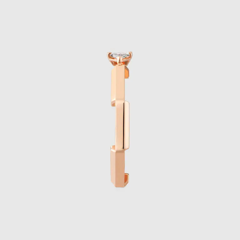GUCCI LINK TO LOVE 18K DIAMOND RING