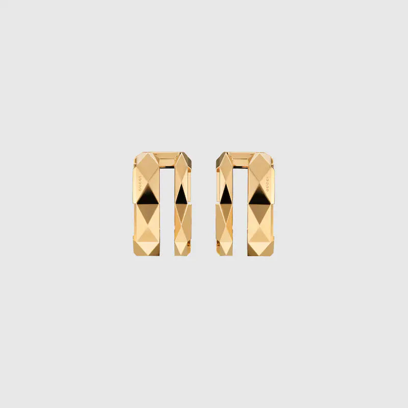 GUCCI LINK TO LOVE DOUBLE EARRINGS