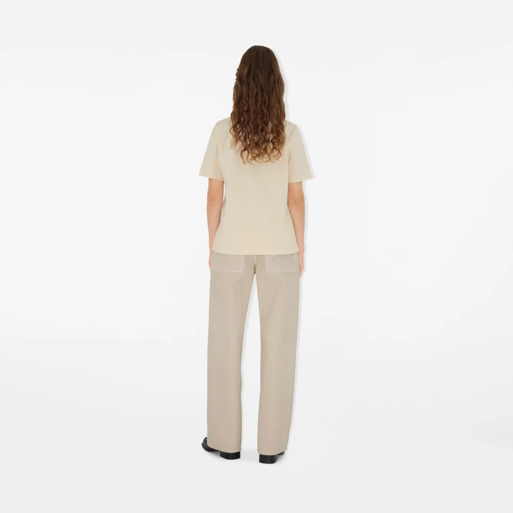 Burberry Daisy Logo Cotton T-shirt