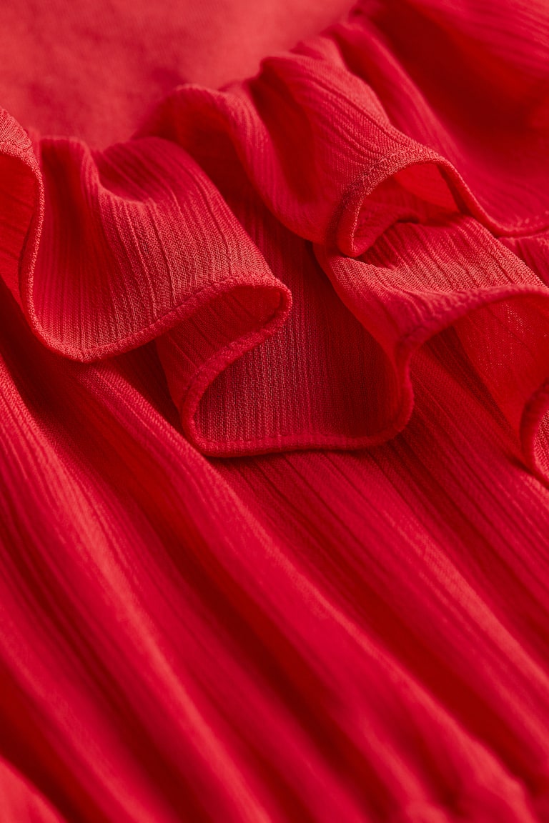 H&M Flounce-trimmed Dress