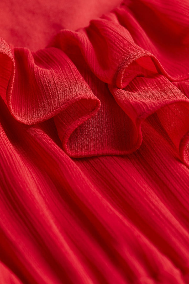 H&M Flounce-trimmed Dress