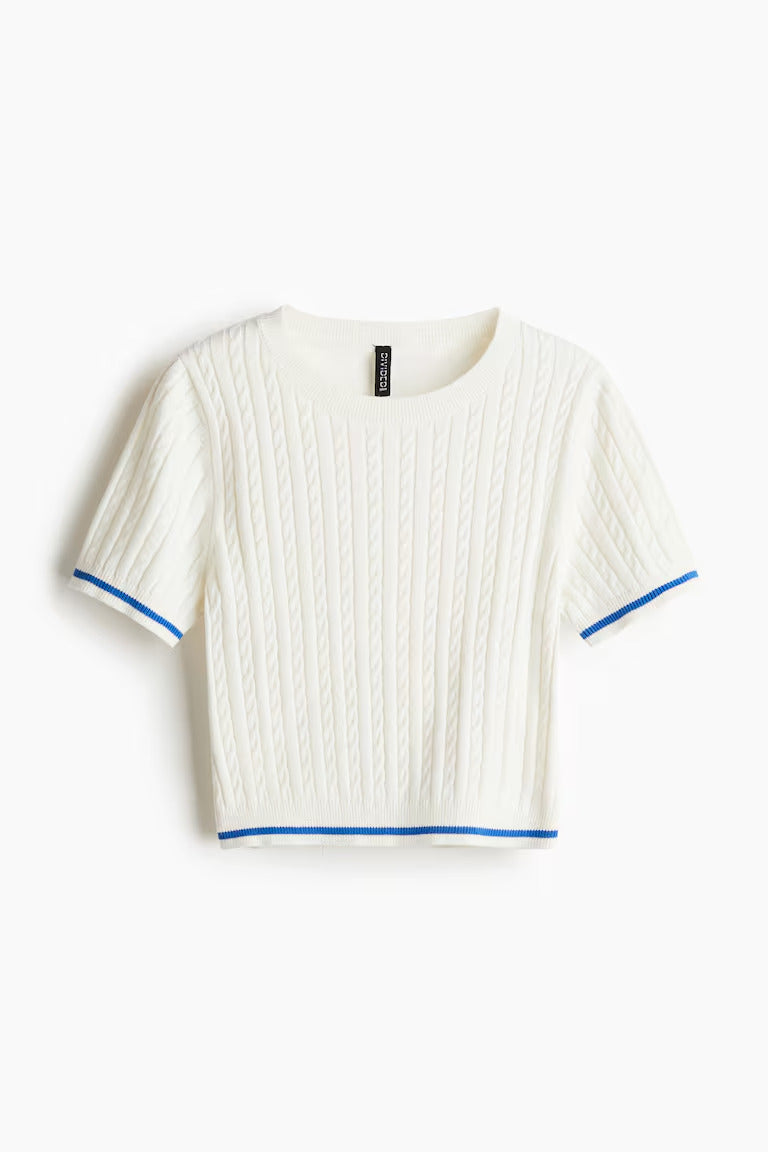 H&M Cable-Knit Top