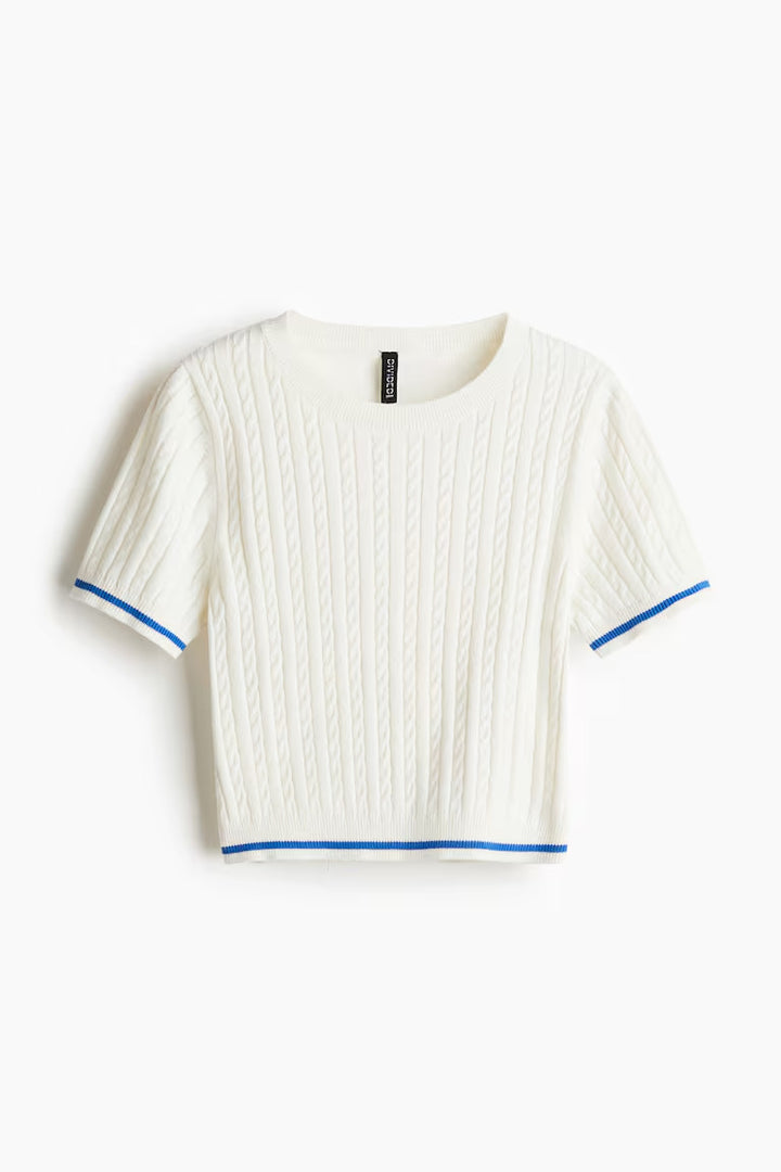 H&M Cable-Knit Top
