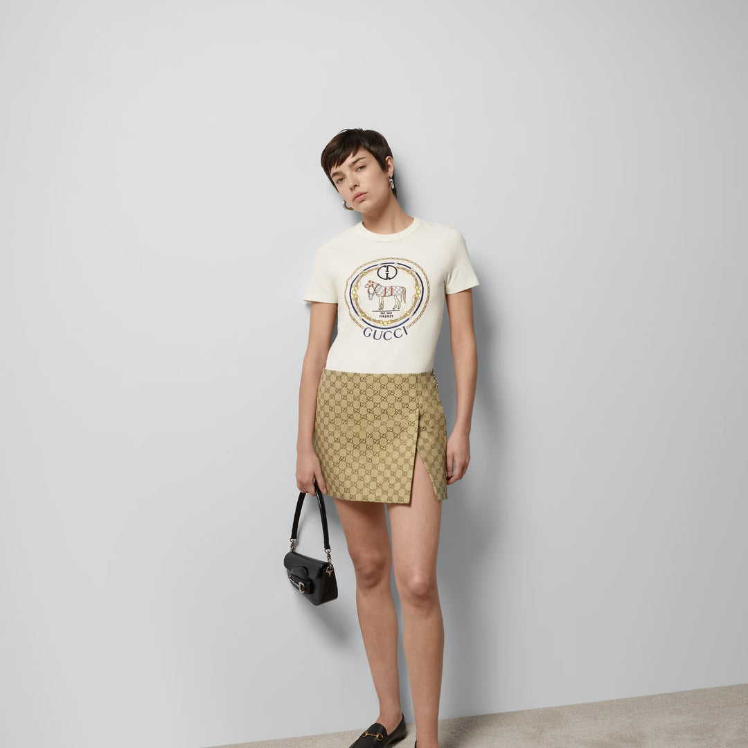 Gucci Cotton jersey T-shirt with Interlocking G