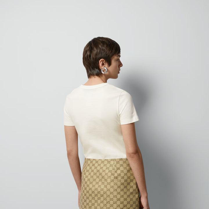 Gucci Cotton jersey T-shirt with Interlocking G