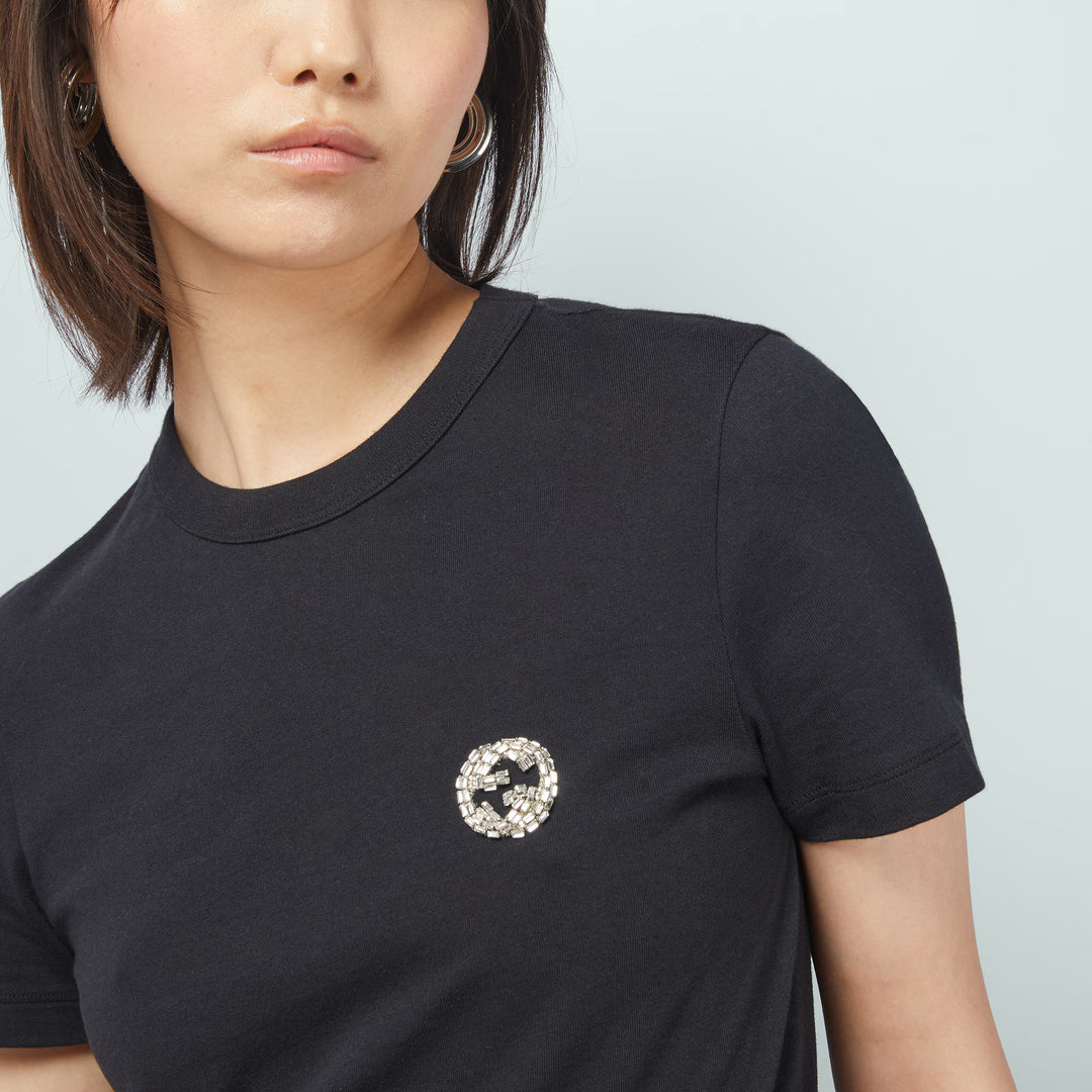 Gucci Cotton jersey T-shirt with Interlocking G