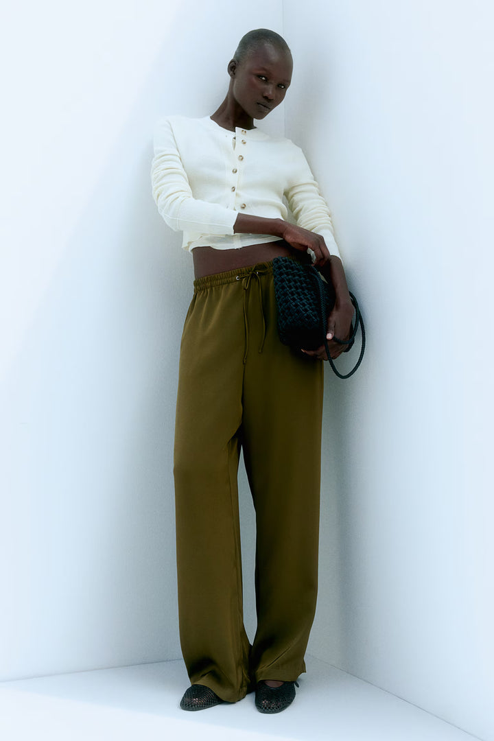 H&M Wide-cut Pull-on Pants