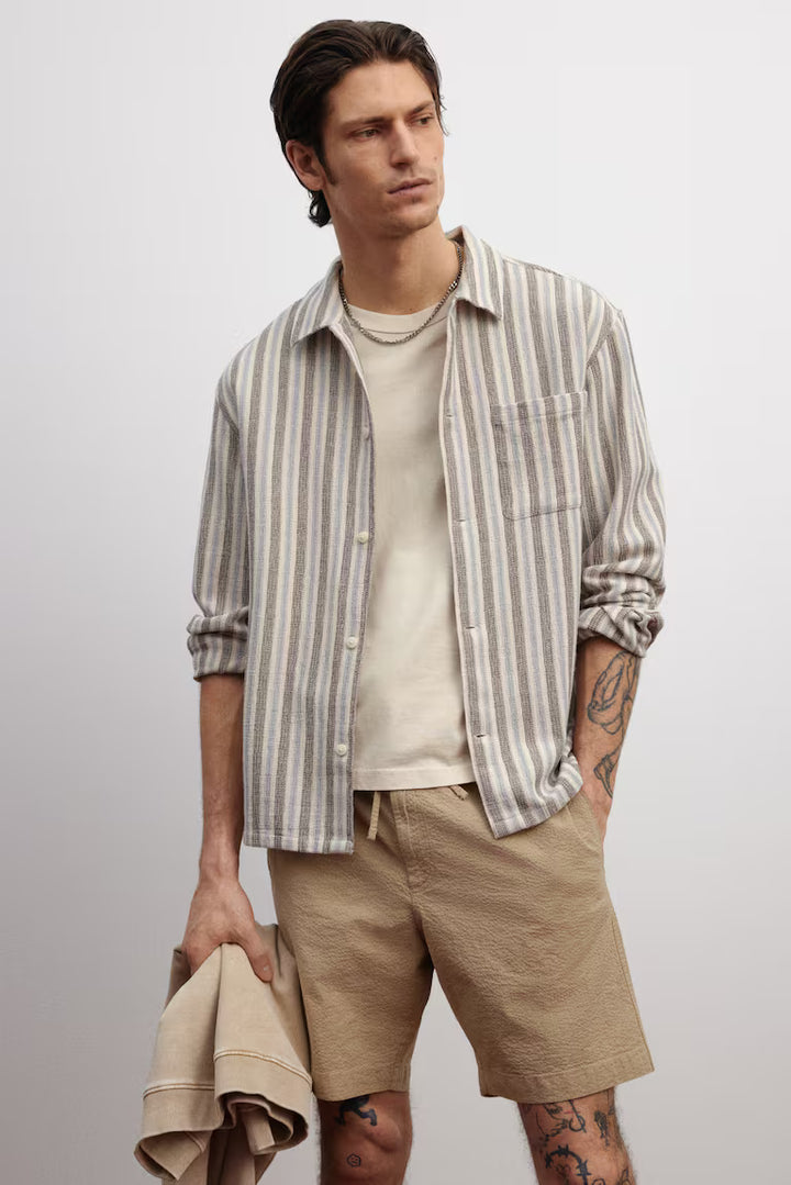 H&M Relaxed-Fit Seersucker Shorts