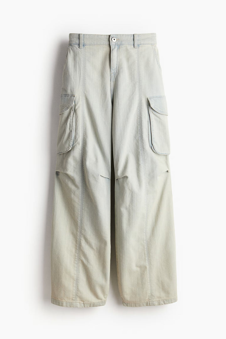 H&M Baggy Low Cargo Jeans