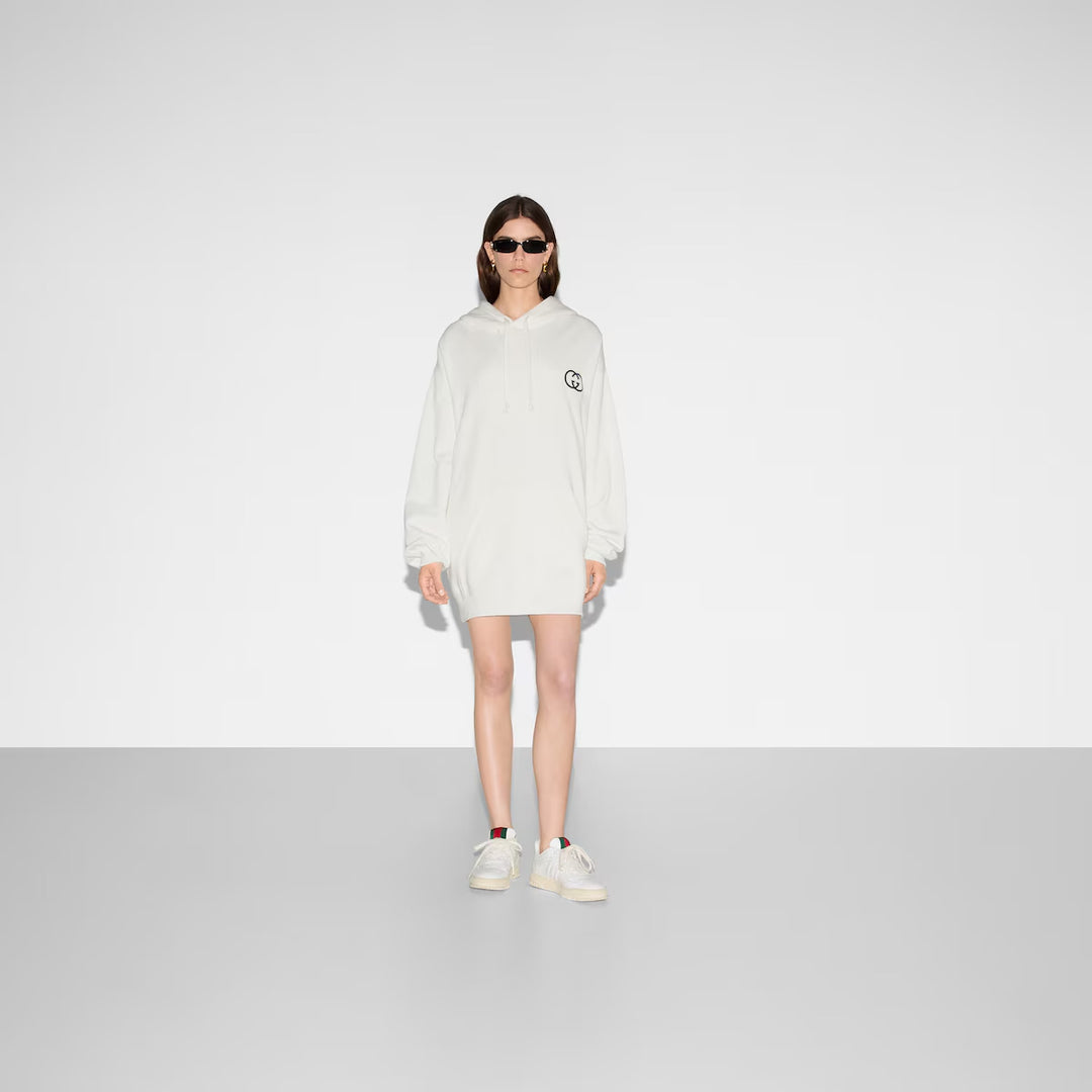 GUCCI  Cotton jersey hooded sweatshirt