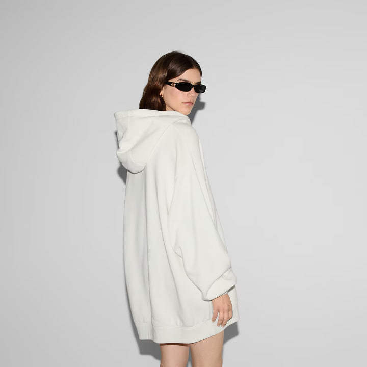 GUCCI  Cotton jersey hooded sweatshirt