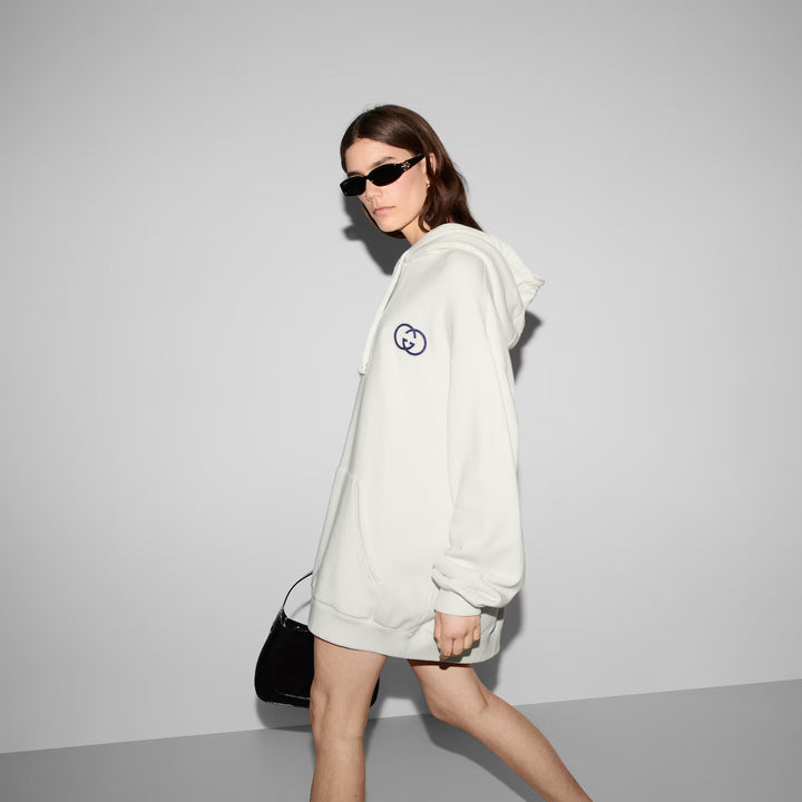 GUCCI  Cotton jersey hooded sweatshirt