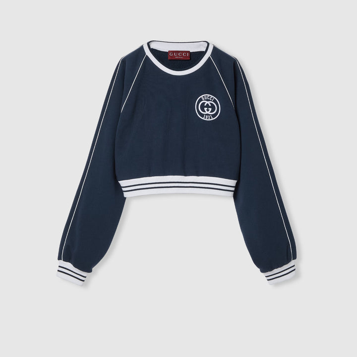 Gucci Cotton jersey sweatshirt with embroidery