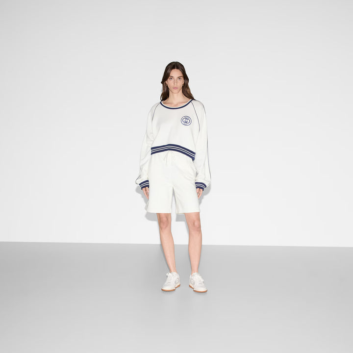 Gucci Cotton jersey sweatshirt with embroidery
