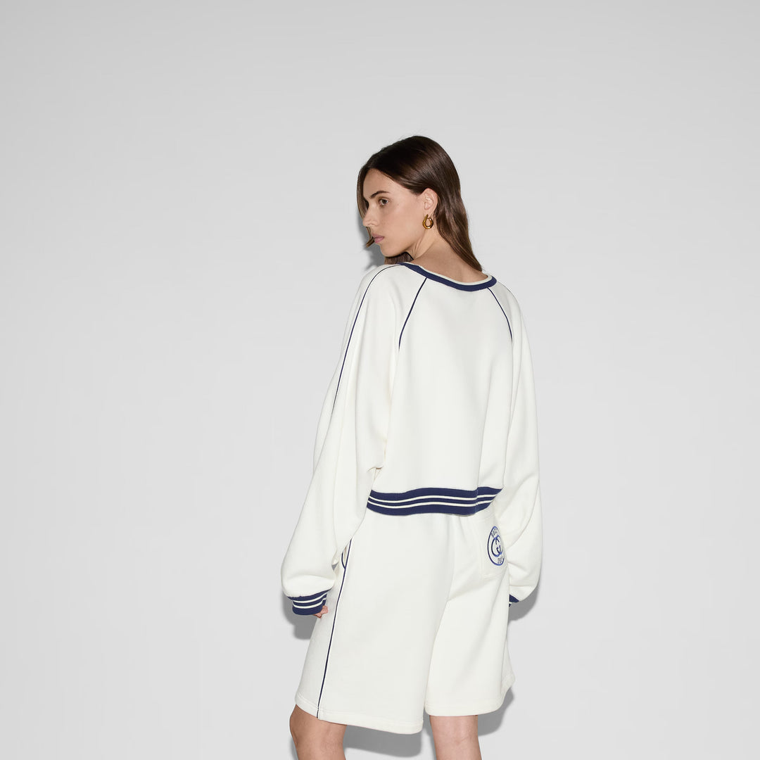 Gucci Cotton jersey sweatshirt with embroidery