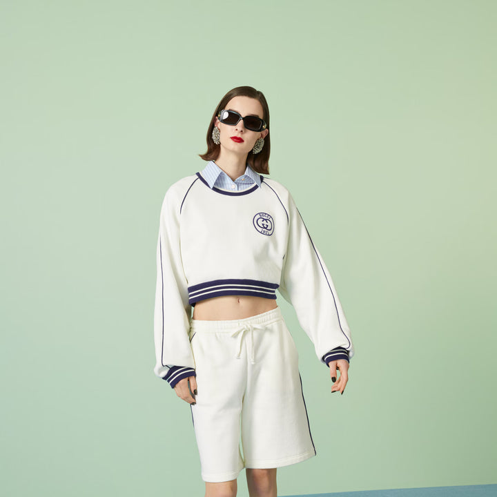 Gucci Cotton jersey sweatshirt with embroidery