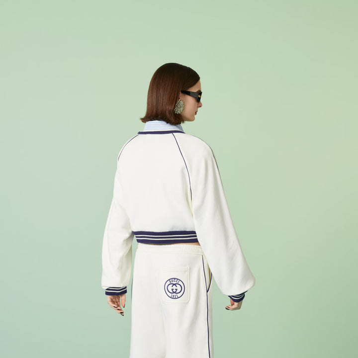 Gucci Cotton jersey sweatshirt with embroidery