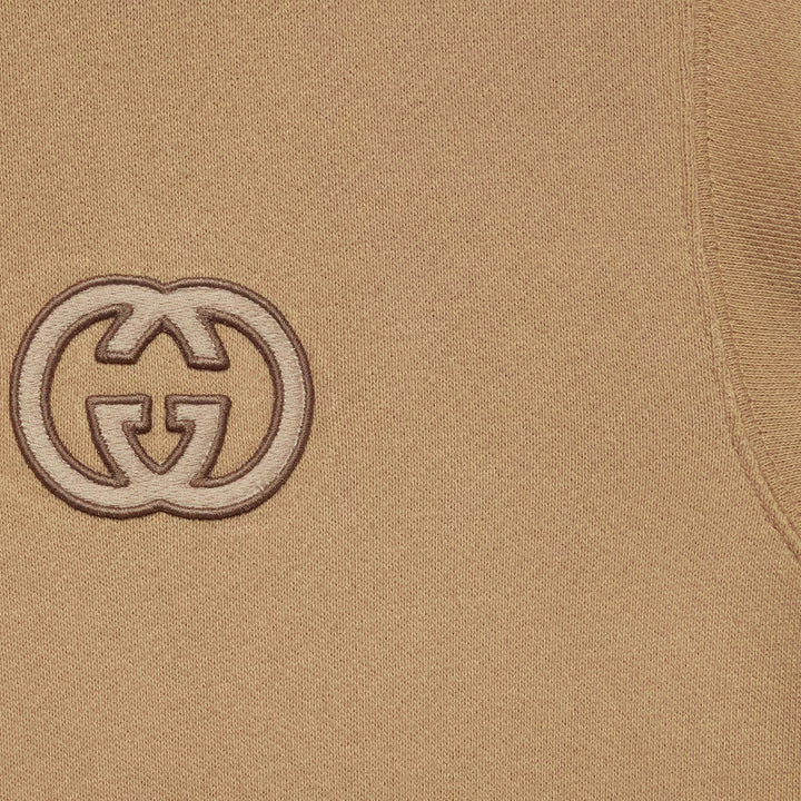 GUCCI COTTON JERSEY HOODED SWEATSHIRT
