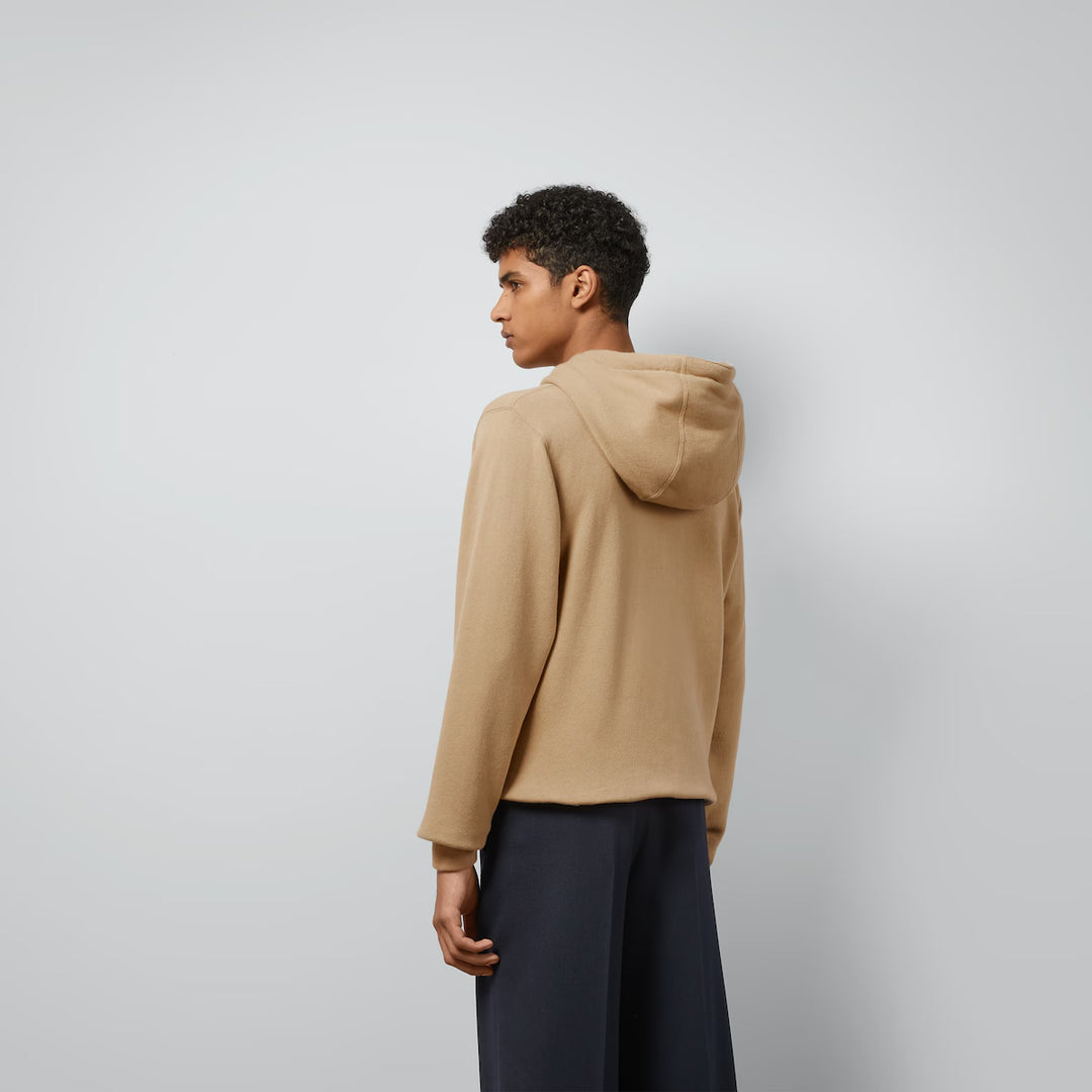 GUCCI COTTON JERSEY HOODED SWEATSHIRT