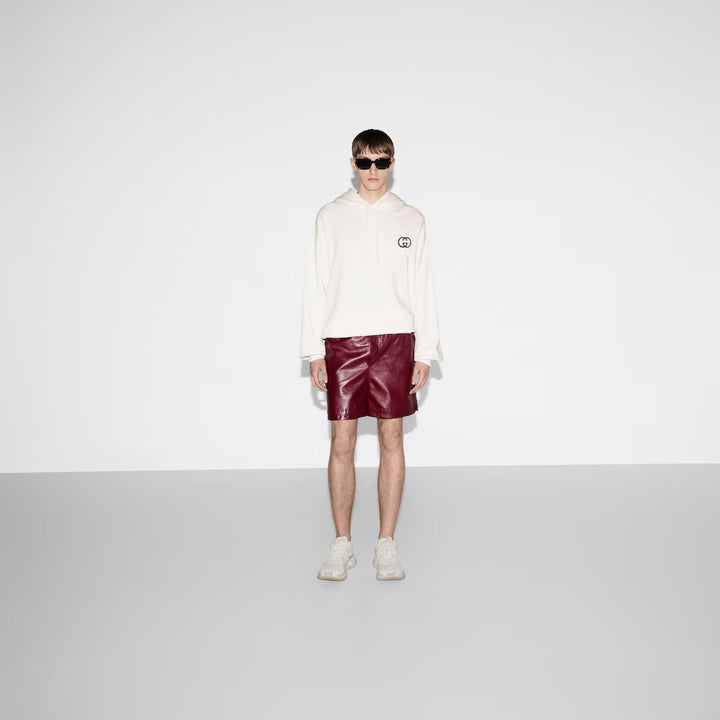 GUCCI COTTON JERSEY HOODED SWEATSHIRT
