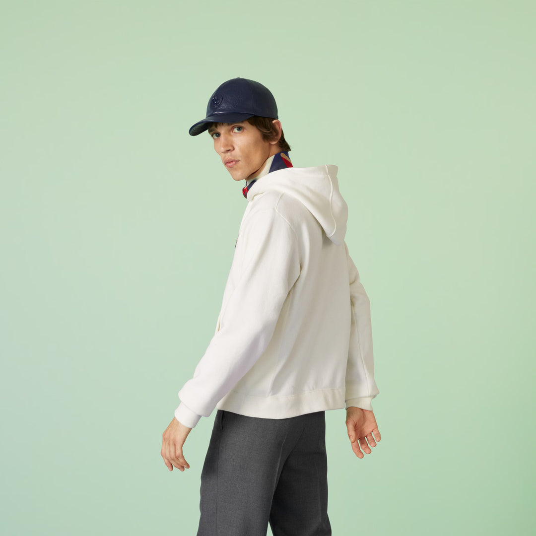 Gucci Cotton jersy hooded sweatshirt