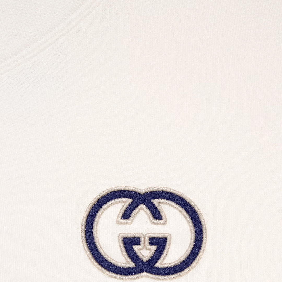 GUCCI COTTON JERSEY HOODED SWEATSHIRT