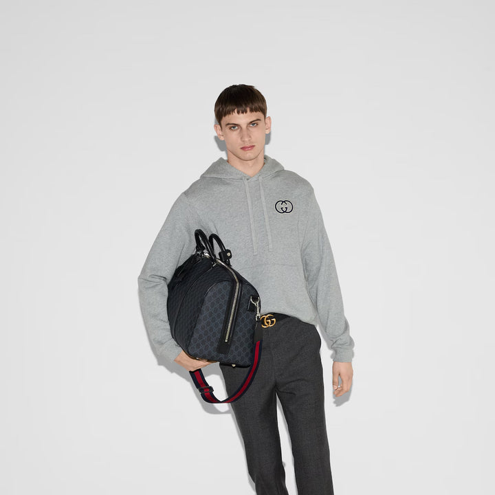 GUCCI COTTON JERSEY HOODED SWEATSHIRT