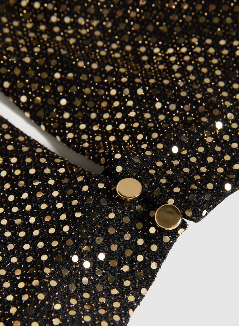 LAURA Sequined Sleeveless Top
