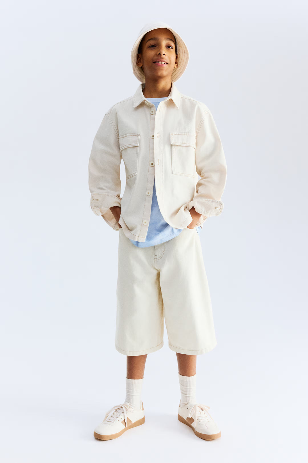 H&M Loose-Fit Twill Overshirt