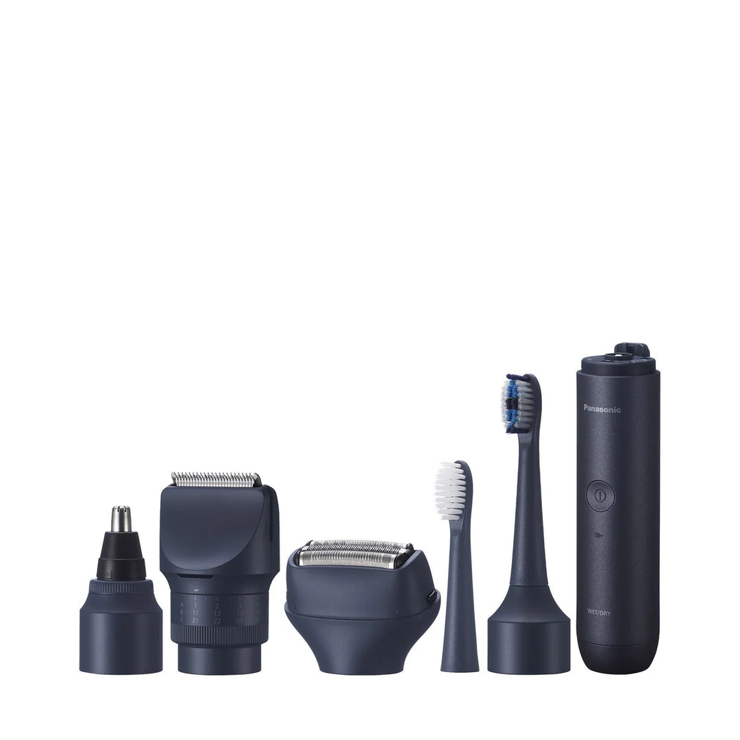 Panasonic MultiShape Ultimate All-in-One Travel Grooming Kit + Toiletry Bag