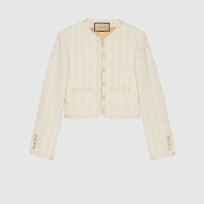 GUCCI  GG tweed jacket