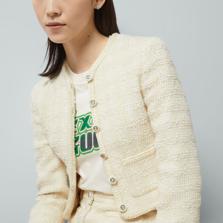 GUCCI  GG tweed jacket