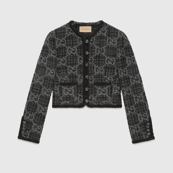 GUCCI  GG tweed jacket