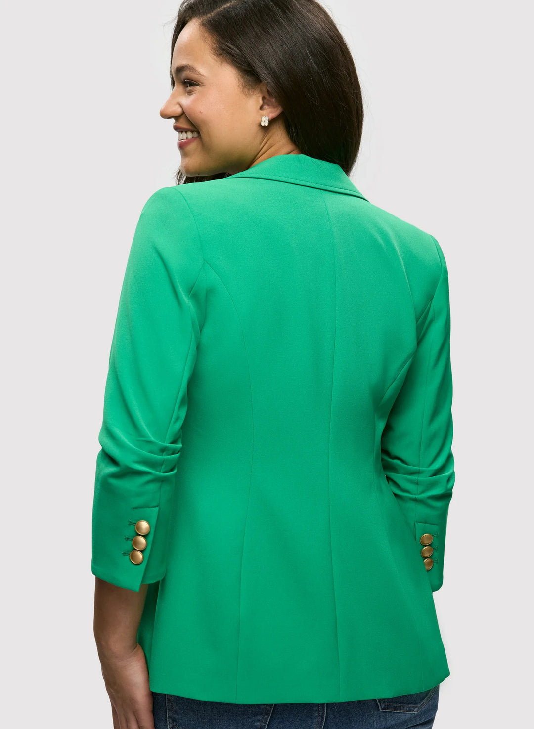 LAURA 3/4 Sleeve Open Blazer