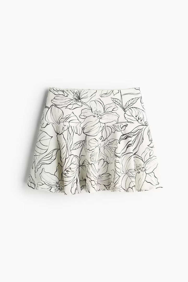 H&M FLARED MINI SKIRT