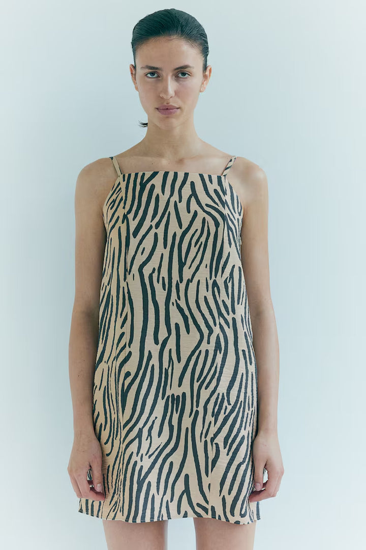 H&M Dress with Tie Shoulder Straps