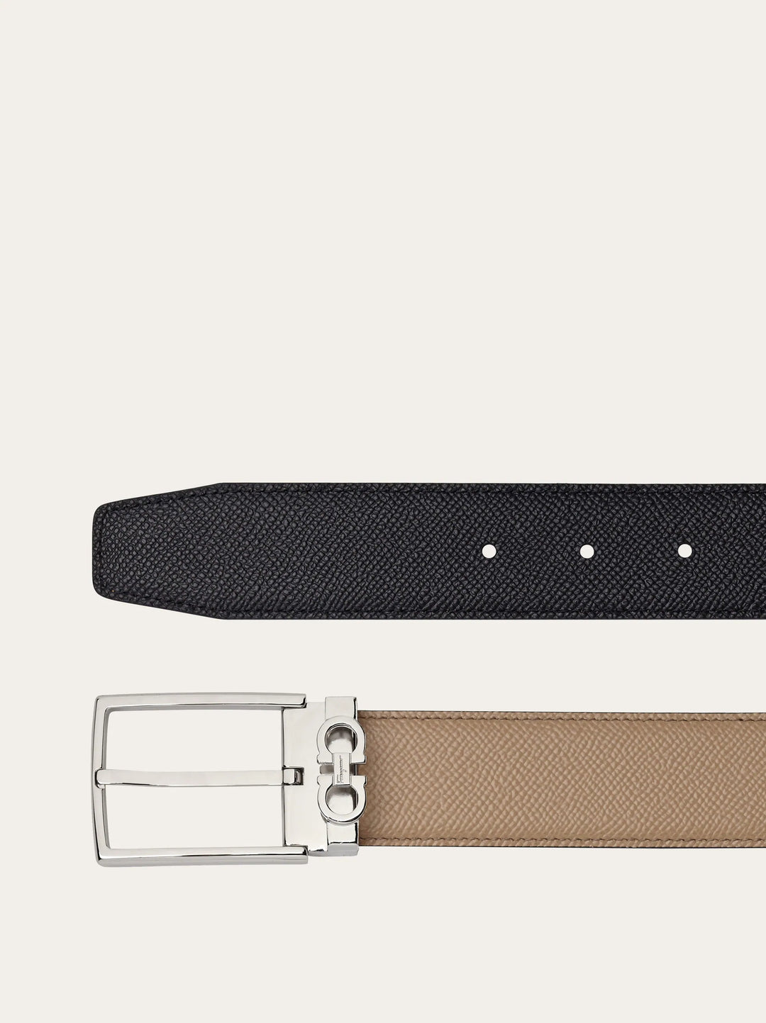 Ferragamo Reversible and adjustable Gancini belt