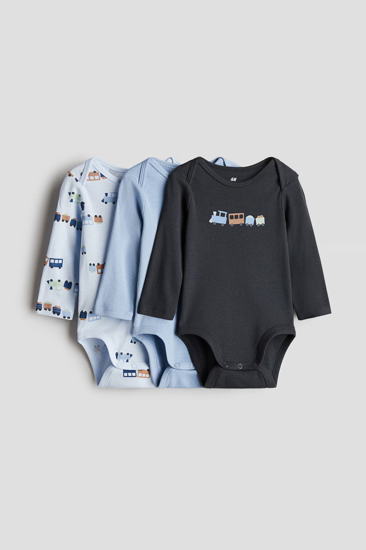 H&M  3-pack Printed Jersey Bodysuits