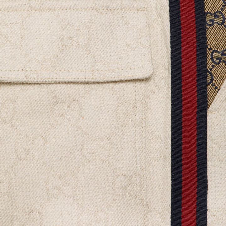 GUCCI GG COTTON JACQUARD BERMUDA SHORTS