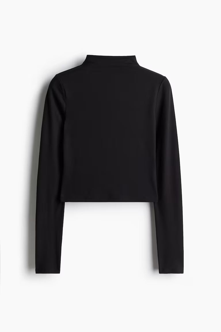 H&M MOCK TURTLENECK TOP