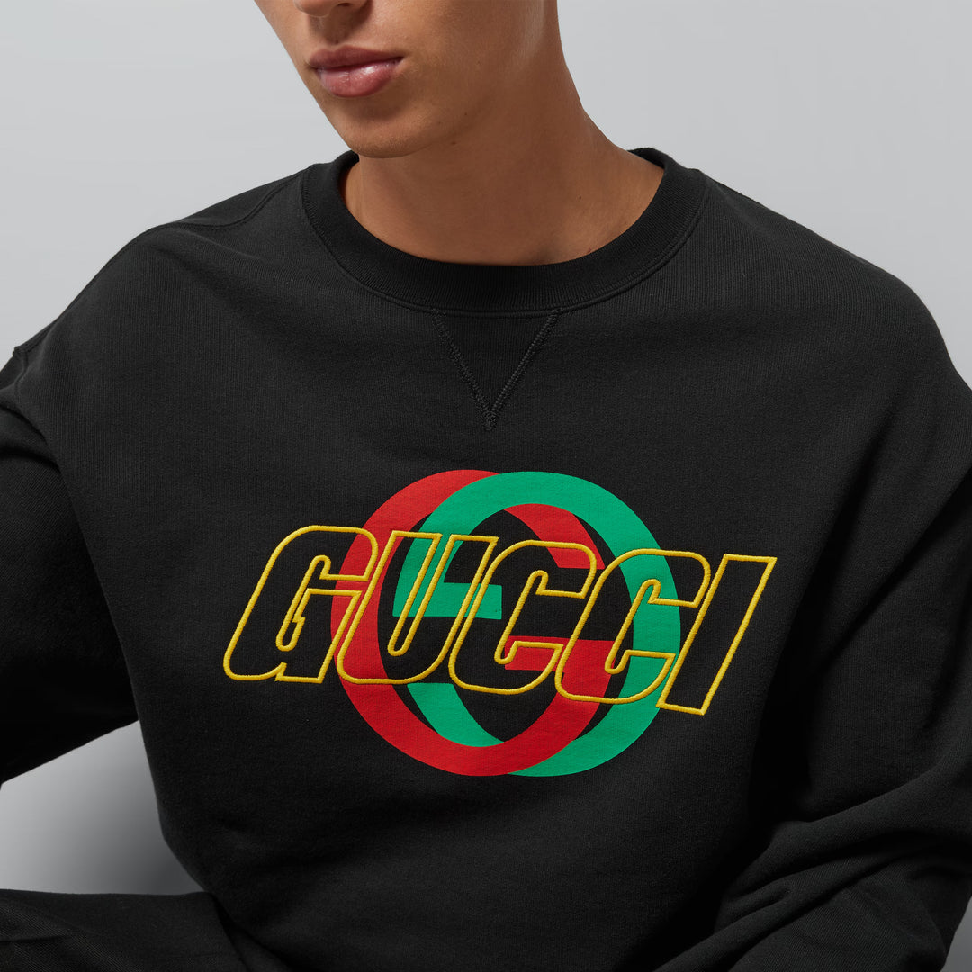 Gucci Cotton jersey sweatshirts with embroidery