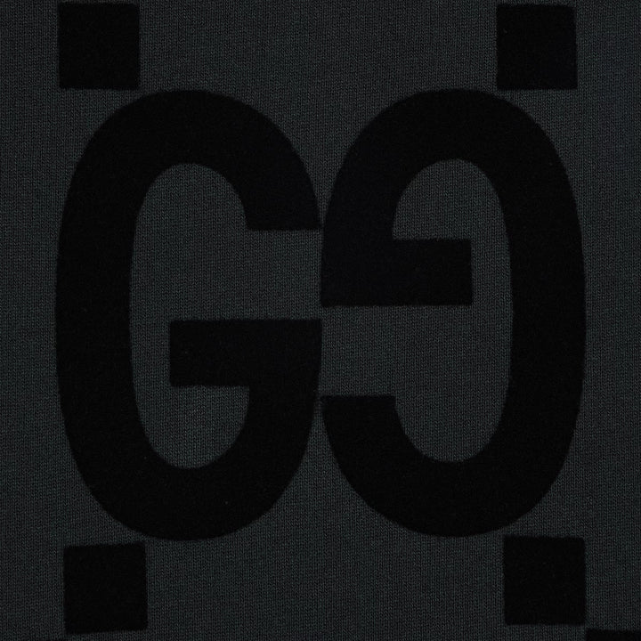 GUCCI GG FLOCKED PRINT COTTON FLEECE SWEATPANT