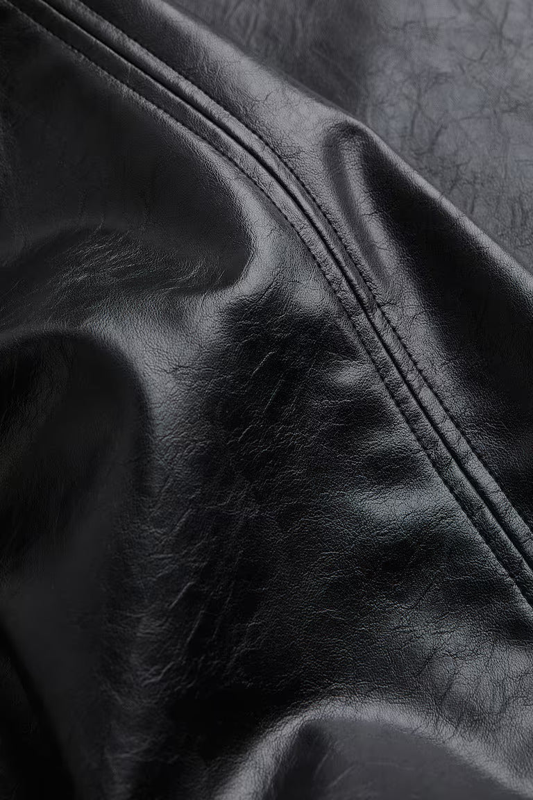 H&M Coated Mini Dress